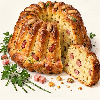 Illustration: Savoury escargot kouglof